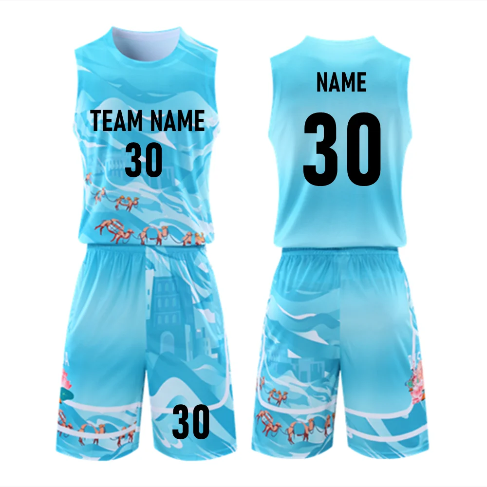 

Баскетбольная Джерси для детей и взрослых, женская и Мужская одежда для баскетбола, индивидуальная форма для баскетбола с принтом, трениров...