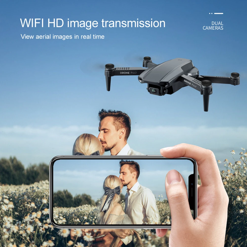 E99 Pro2 RC мини-Дрон 4K с одной/двойной камерой Wi-Fi FPV |
