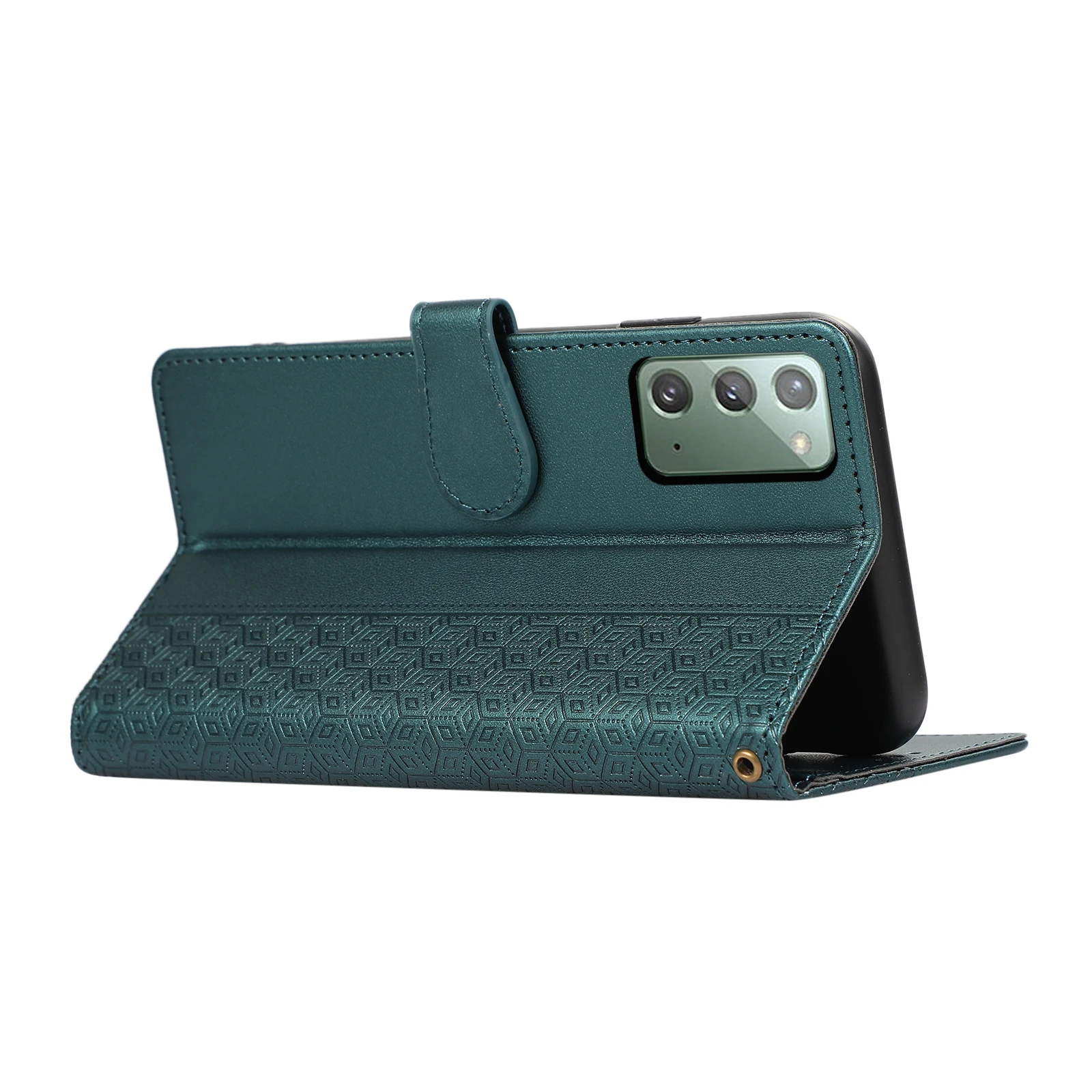 Роскошный квадратный Кожаный чехол-бумажник для Samsung Galaxy Note 10 Pro 20 Ultra с подставкой