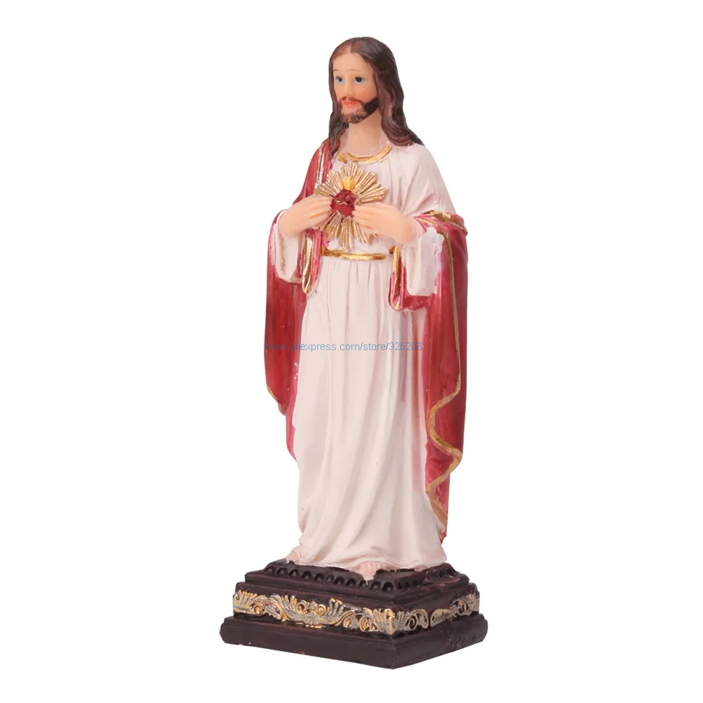 Статуя Иисуса Священного Сердца статуя католической христианской модели