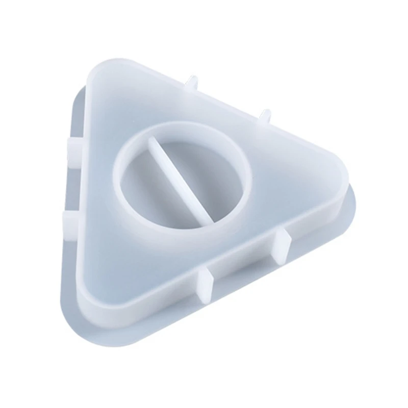 

Треугольная форма для подсвечника, силиконовая форма для самостоятельного литья смолы