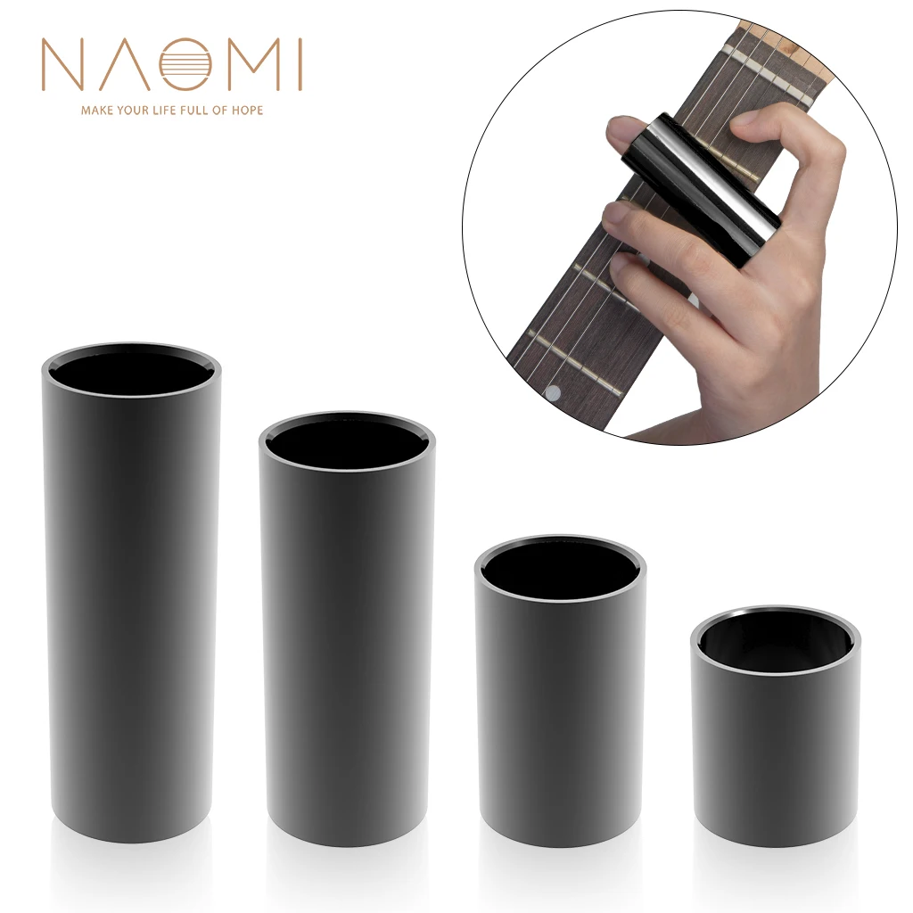 

NAOMI Stainless Steel Metal Guitar Slide Slider Finger Knuck String Slides Tone 28/50/60/70mm For Electric Guitar Guitarra