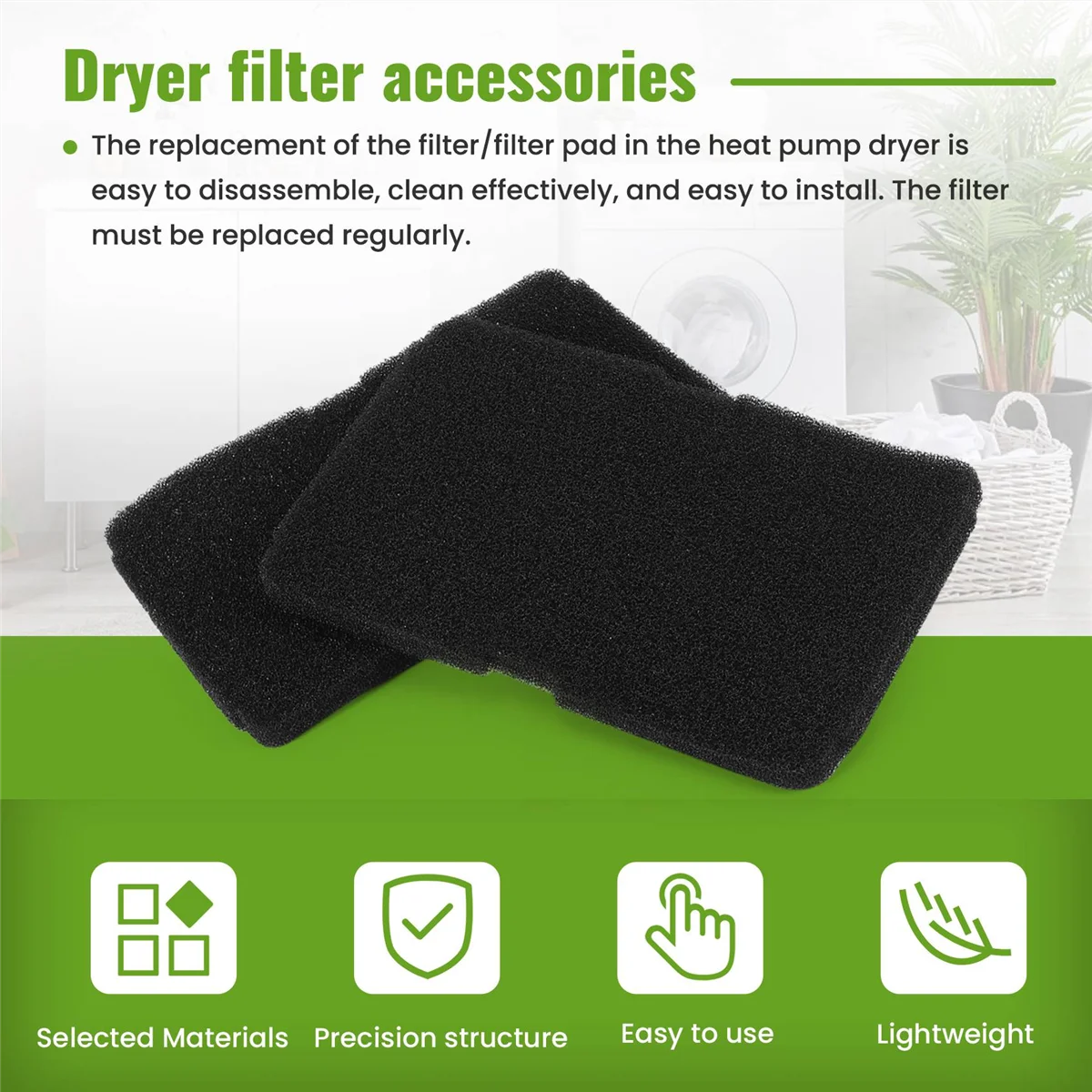 Фильтр сушильной машины 10 шт. замена 2964840100 для DE8635Rx DS7512Pa Tumble Dryer