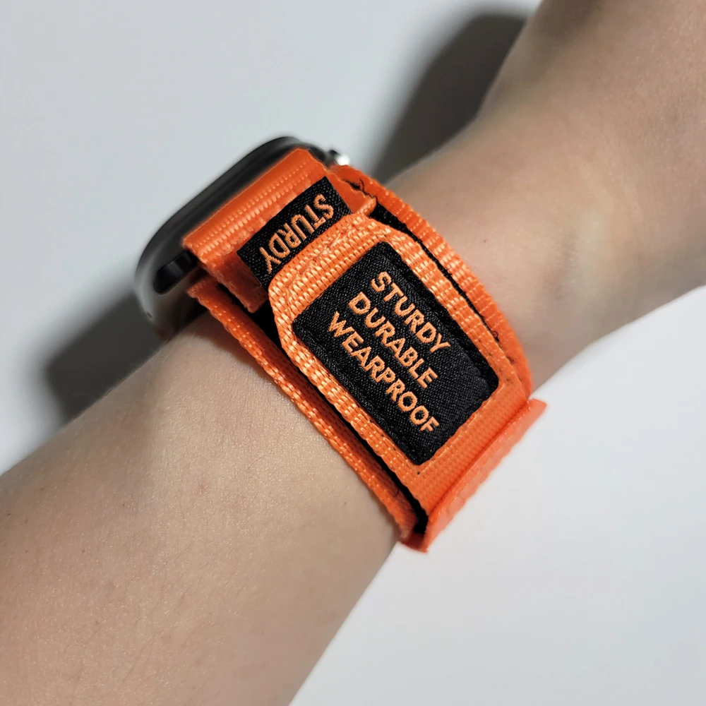 Outdoor Sport Nylon Strap For Apple Watch Ultra 49mm Band for iWatch Series 8 7 6 5 4 SE 45mm 44mm 41mm 42mm 38mm Watchband