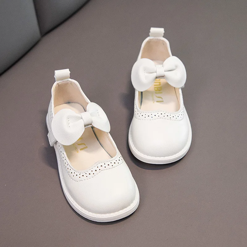 

Spring and Autumn Children's Baby Bow Princess Leather Shoes Children's Girls Girls Children's Shoes Princess Shoes Casual Shoes