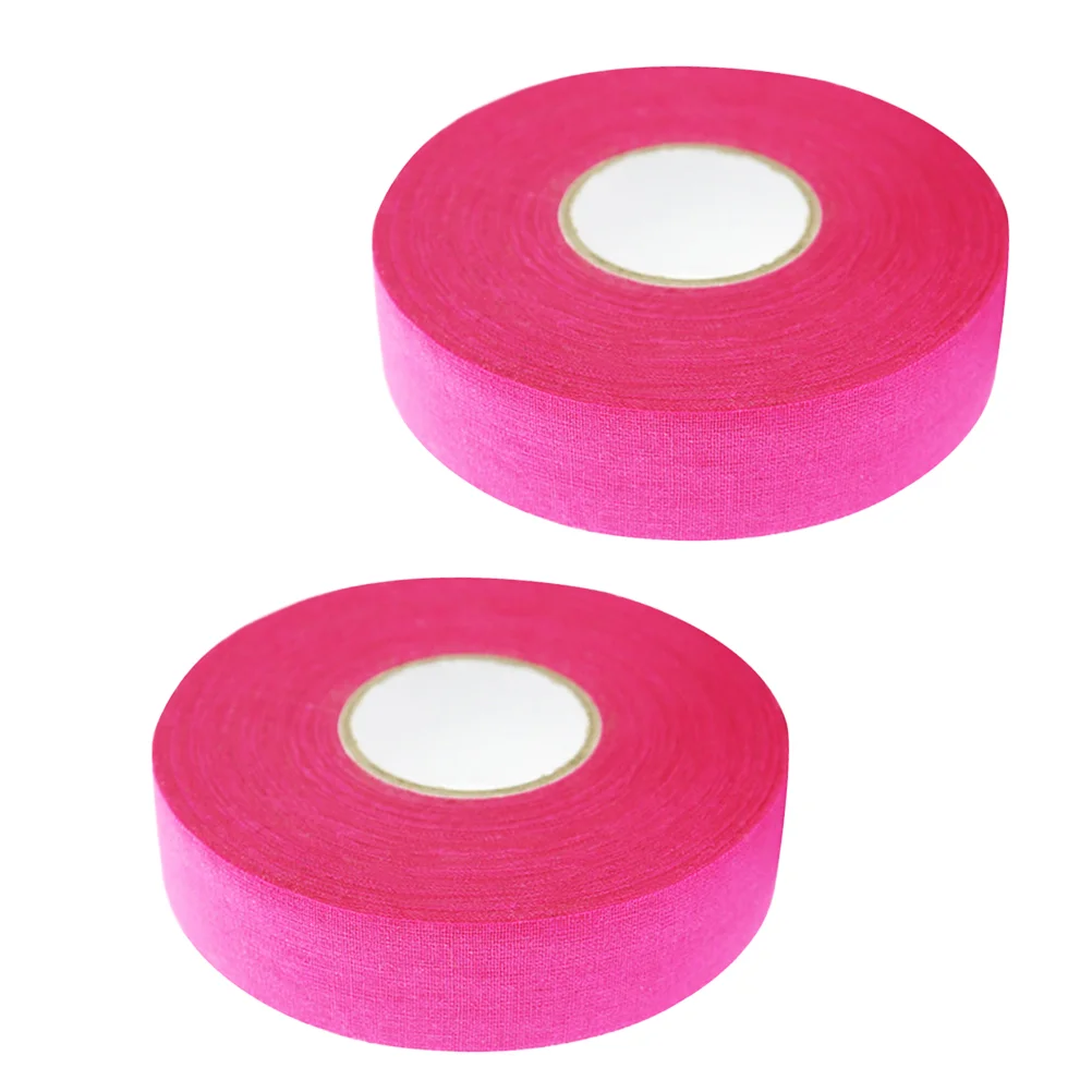 

2 Pcs Sticky Tape Hockey Wrapper Waterproof Basketball Sports Cotton Solid Color