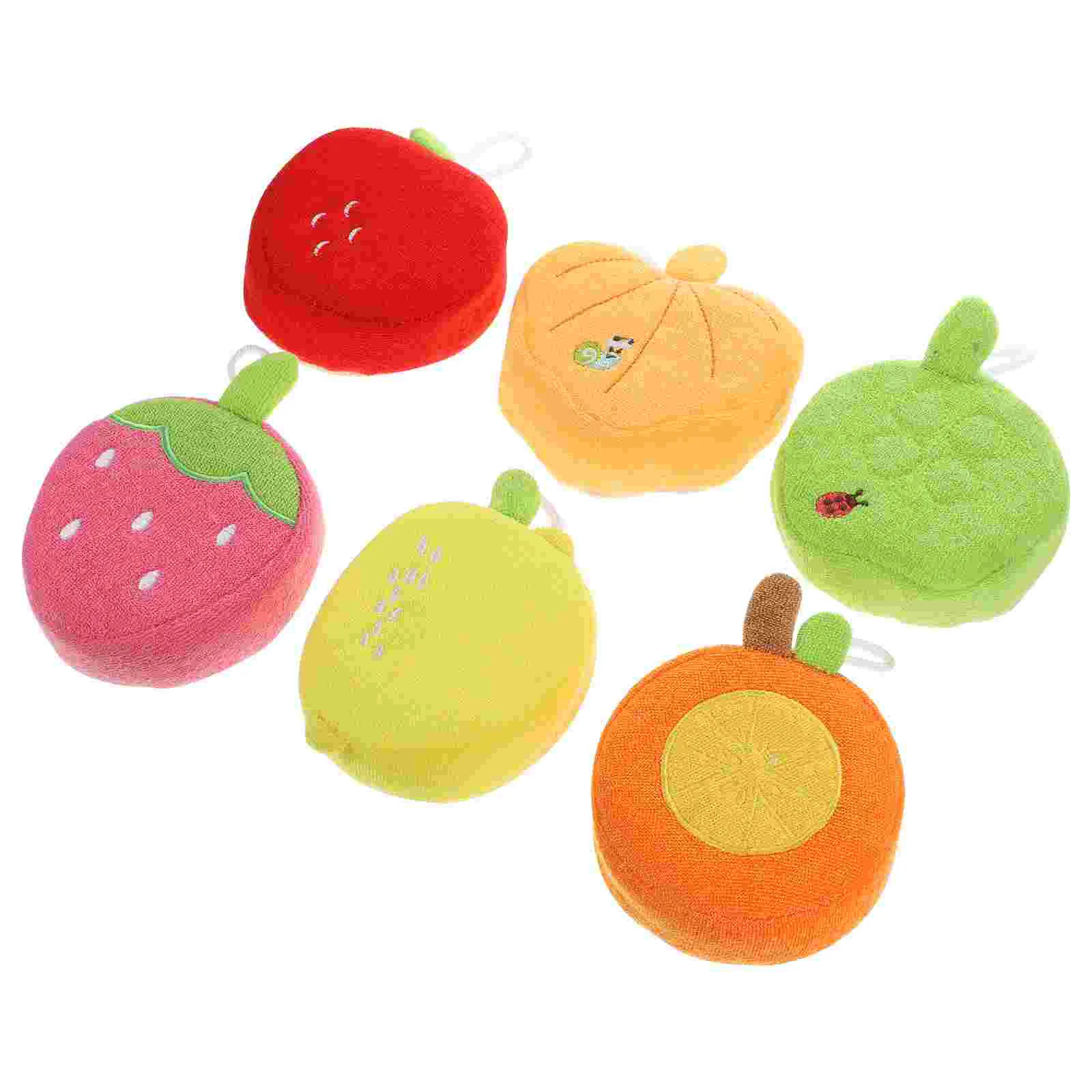 

Sponge Shower Bath Body Toddler Scrubber Bathing Brush Baby Kids Fruit Exfoliating Brushes Sponges Pouf Loofa Mesh Loofahs Tools