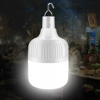 portable tent lamp outdoor bulb usb rechargeable led emergency lights battery lantern bbq camping light for patio porch garden