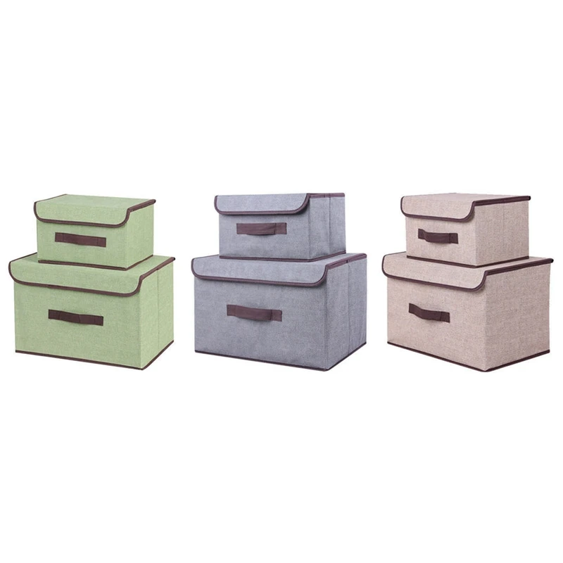 

Storage Box Sundries Storage Box Set With Lid, Used For Snacks, Clothes, Socks, Toys, Household Cosmetics