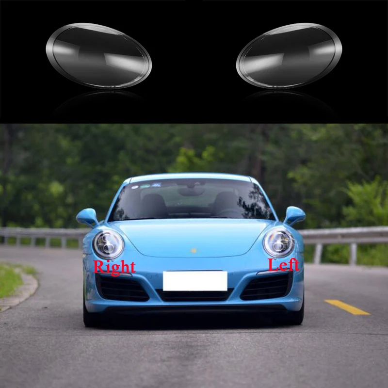 

For Porsche 911 991 2012 2013 2014 2015 2016 2017 2018 Transparent Lampshade Headlamp Cover Lamp Shell Headlight Shade Lens