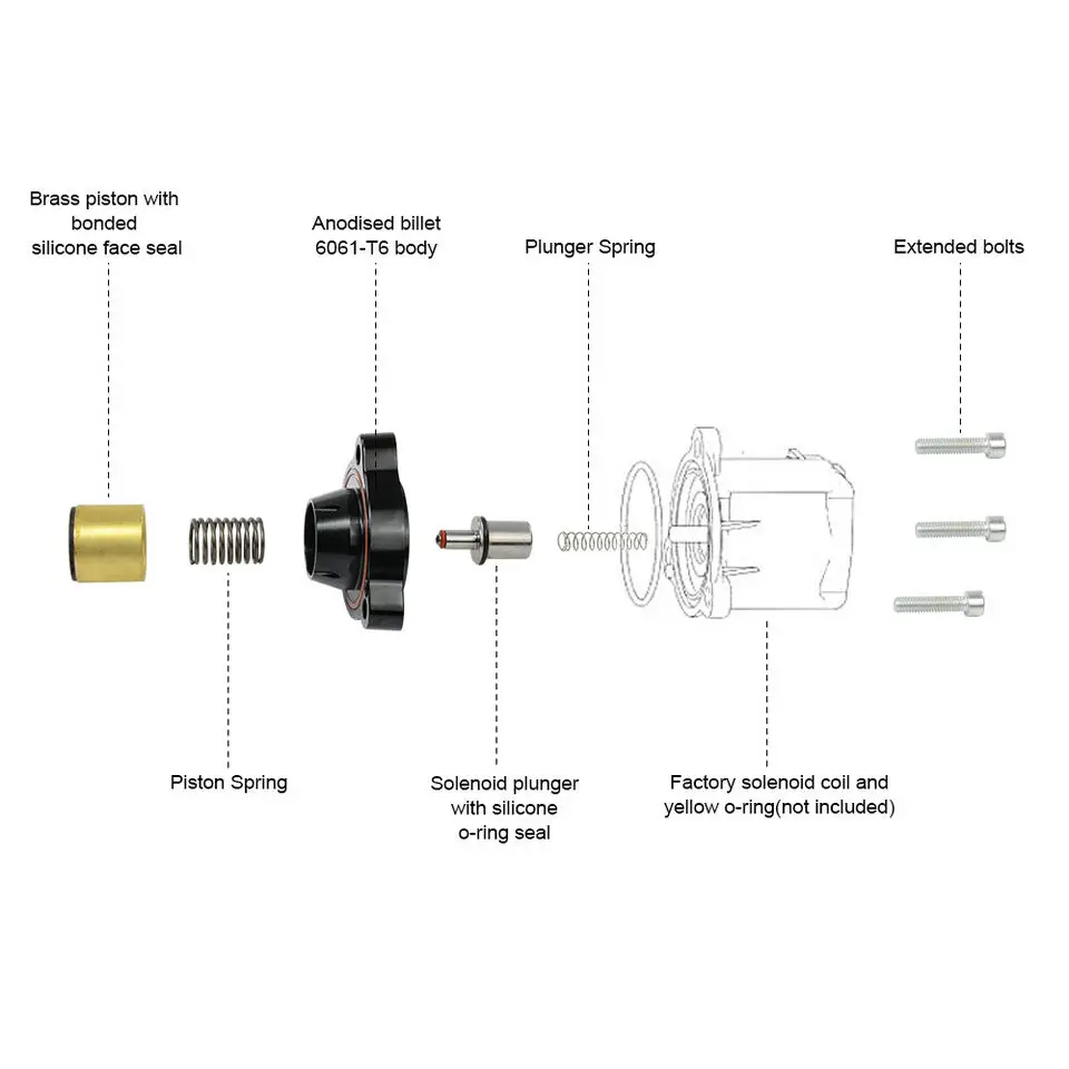 Фото Перепускной клапан T9351 DV+ BOV для A3 4 5 для V * W Golf MK5 MK6 MK7 1,4 1,8 2,0 №3