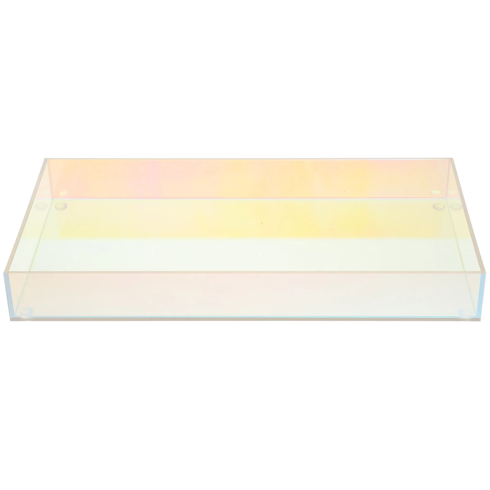 

Acrylic Storage Tray Jewelry Box Vanity Dresser Tops Decorate Perfume Organizer Bathroom Trays Counter Makeup