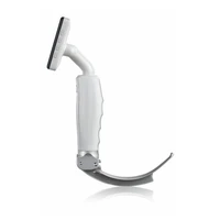 high definition video laryngoscope with full view big screen and reusable blades