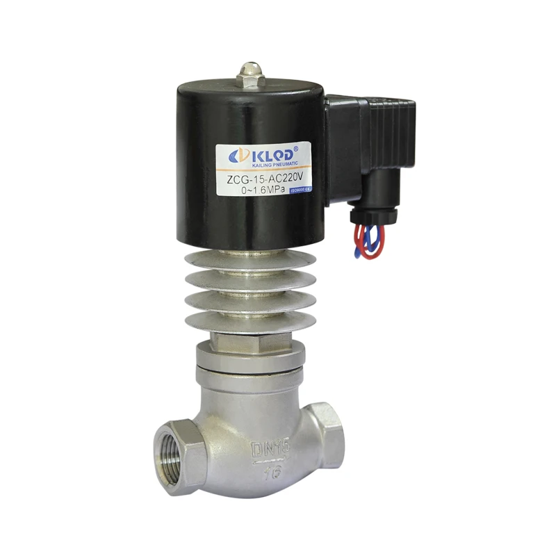 

ZCG Series High Temperature AC220V Stainless Steel Steam Solenoid Valve