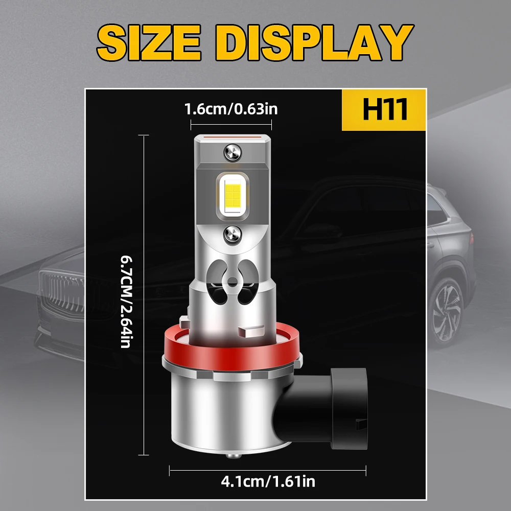 Светодиодные лампы для фар Kawasaki NINJA ZX6R 150-2007 2012 лм 2 шт.