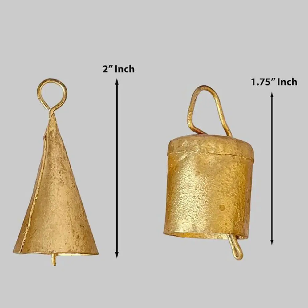 Подвесные колокольчики винтажные металлические громкие чистый звук защита от