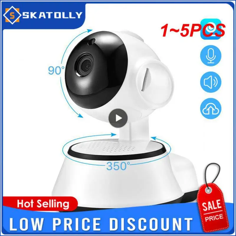 

1~5PCS Hamrolte 1080P Baby Monitor Mini Pan/Tilt Wifi IP Camera Auto Tracking Two Way Audio Motion Detection Remote Access V380