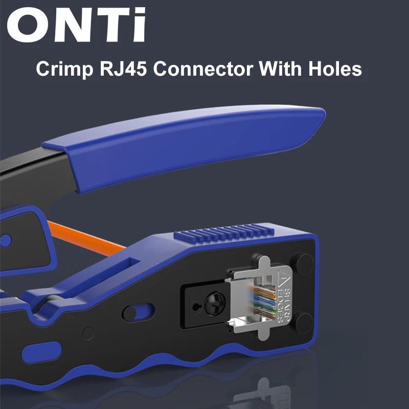 Обжимной инструмент ONTi RJ45 для обжима Cat8/7/6/5 Cat5e Коннектор с сменным лезвием Ethernet