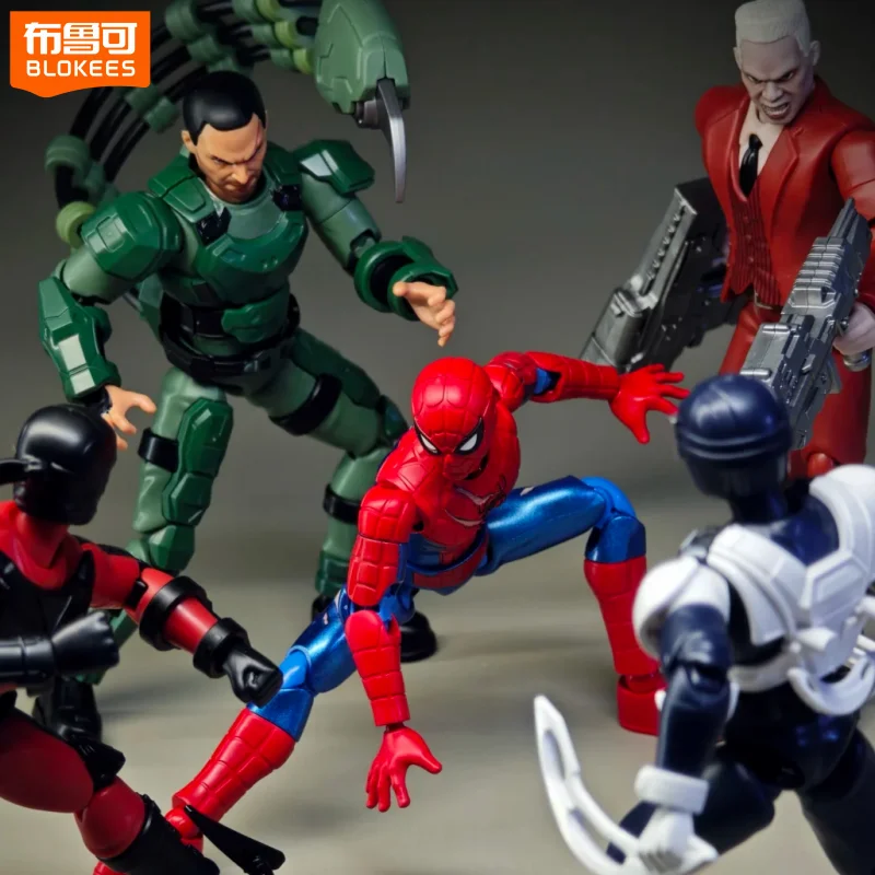Blokees Marvel Spider-Man: Beyond Edition, Том 1, Коллекционная подвижная фигурка-конструктор Snap Fit, Официальный подарок (art.: 3920dbf419e48) - 3920dbf419e48