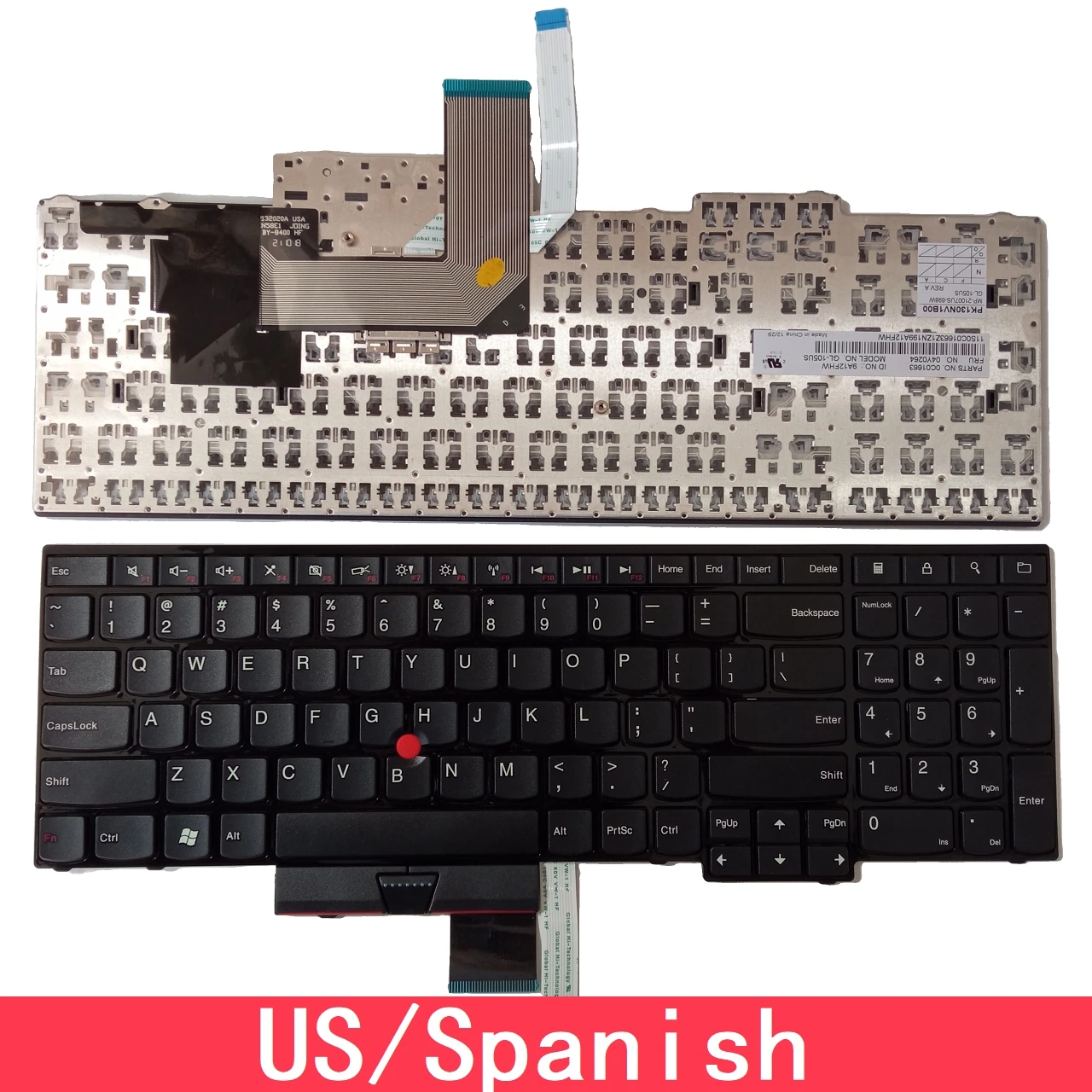 Клавиатура для Lenovo ThinkPad E530 E535 E545 srhtennew US/Spanish