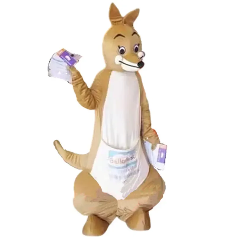 Плюшевый костюм талисмана кенгуру одежда для куклы Коалы милый прогулочный