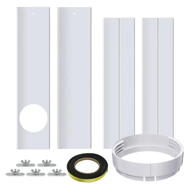 

Portable Air-Conditioning Window Sealing Plate For Sliding Windows Adjustable Window Ventilation Kit Suitable For Most Windows