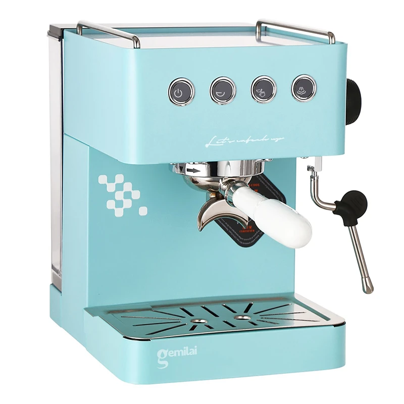 

High Quality 1.7L Removable Water Tank 15Bar Semi-Automatic Espresso Coffee Machine With Milk Frother