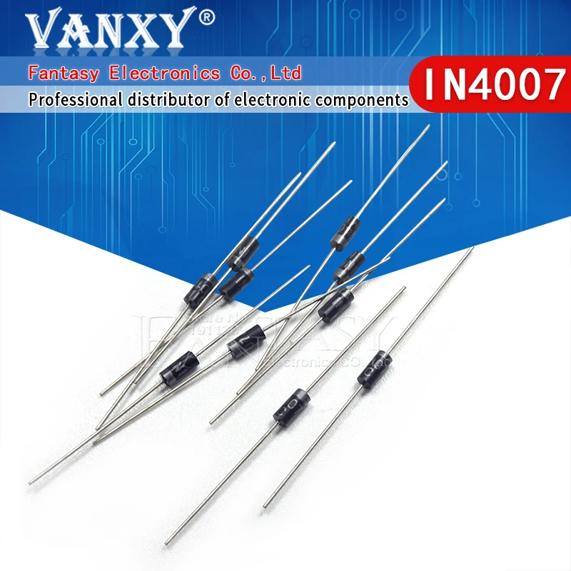 100 шт. 1N4007 1N5819 1N4001 UF4007 FR107 FR157 FR207 1N4004 1N4937 HER107 RL207 1N5817 1N5399 DO-41 RL204 RL205 RL257 FR102