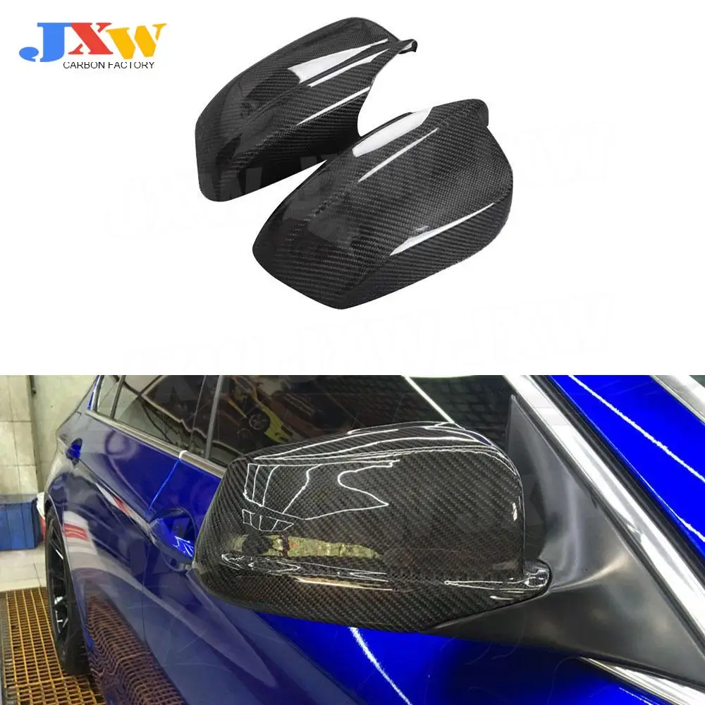 

Carbon Fiber Rearview Mirror Covers Caps for BMW X5 2011-2013 add On Style