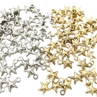 100pcslot starfish charms beads gold color ccb spacer beads for jewelry making diy earrings bracelet necklace accessories