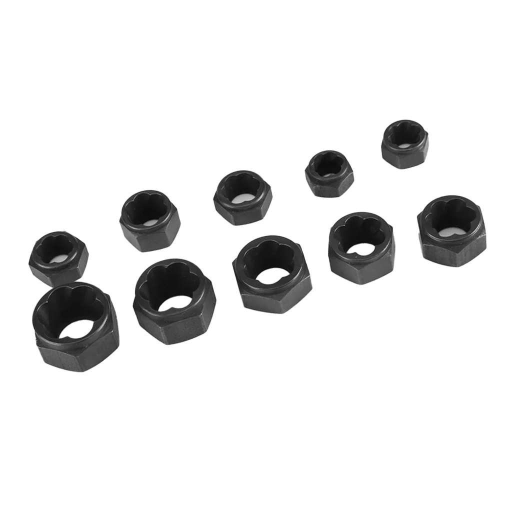 

10 Pack Nut Bolt Remover with Storage Case Screw Extractor Kit Removal Tools