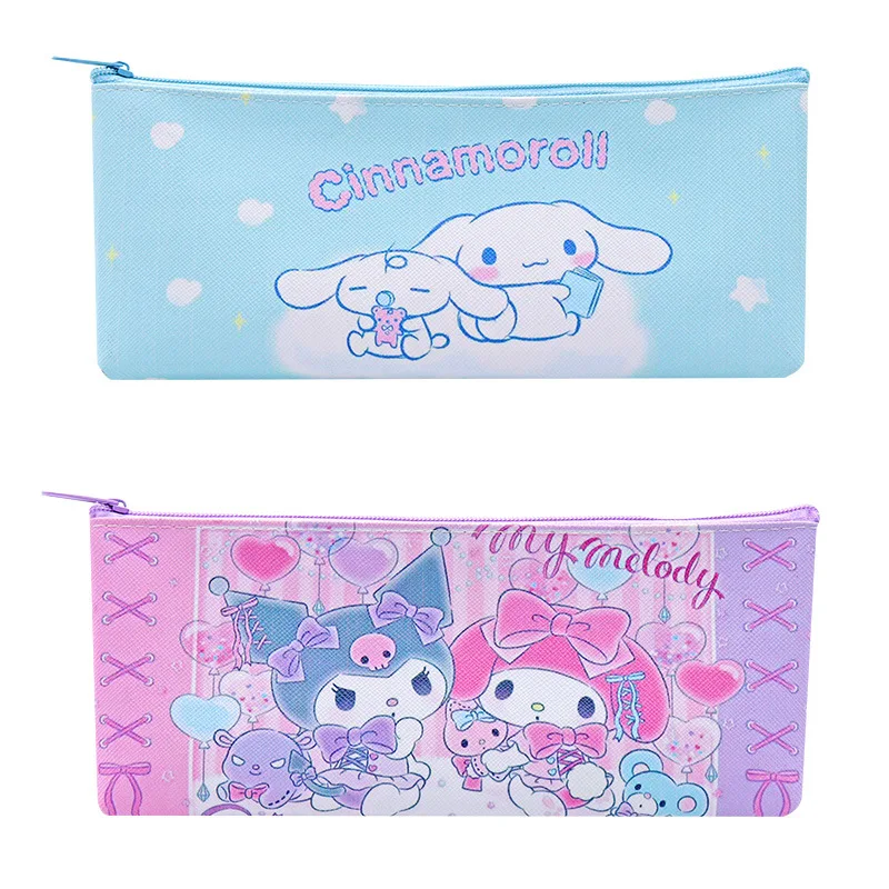 

Sanrio Pencil Case Hello Kitty Cute Cartoon Waterproof Makeup Organizer Case Toiletry Bags Girls Translucent Frosted Pencil Bag