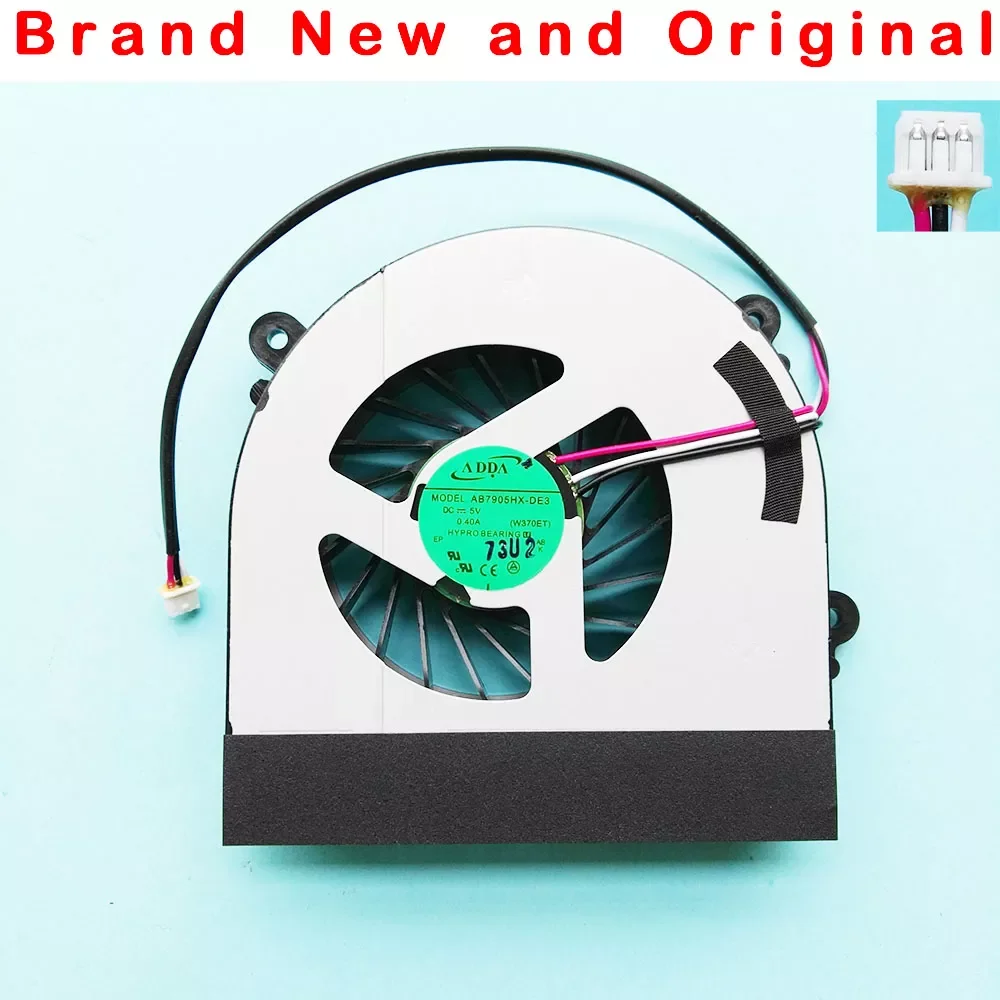 

ORIGINAL CPU COOLING FAN FOR GIGABYTE P17F V3 P15F CPU FAN COOLER FOR MVGOS m7 170z FAN