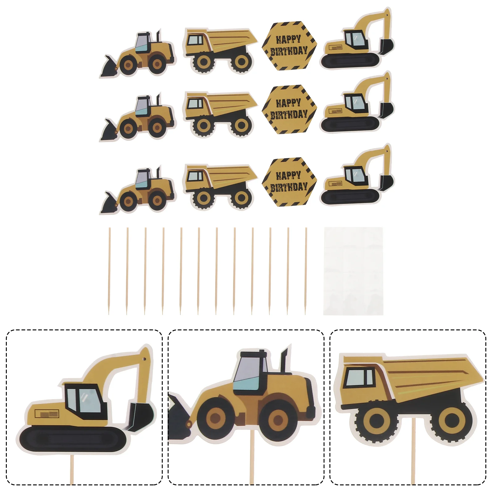 

36 Dessert Toppers Muffin Topper Cupcake Picks Cupcake Decorations Birthday Cake Decorations Birthday Cupcake Toppers