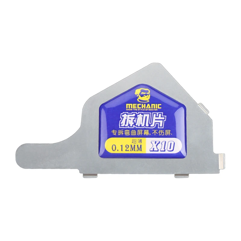 

MECHANIC X10 Ультратонкая стальная карта для разборки мобильного телефона, инструменты для открытия ЖК-экрана, толщина 0,12 мм