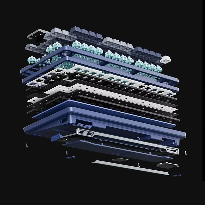 Keyverse Infi 75-клавишная механическая клавиатура с трехрежимным световым эффектом RGB