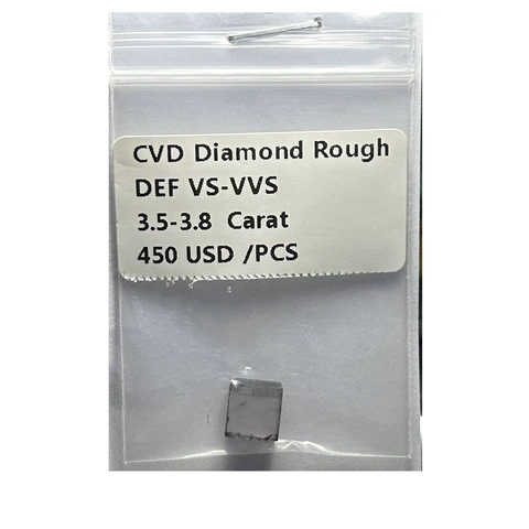 Meisidian 3,5-3,8 карат DEF VS-VVS Lab создано выращенные необработанные бриллианты CVD