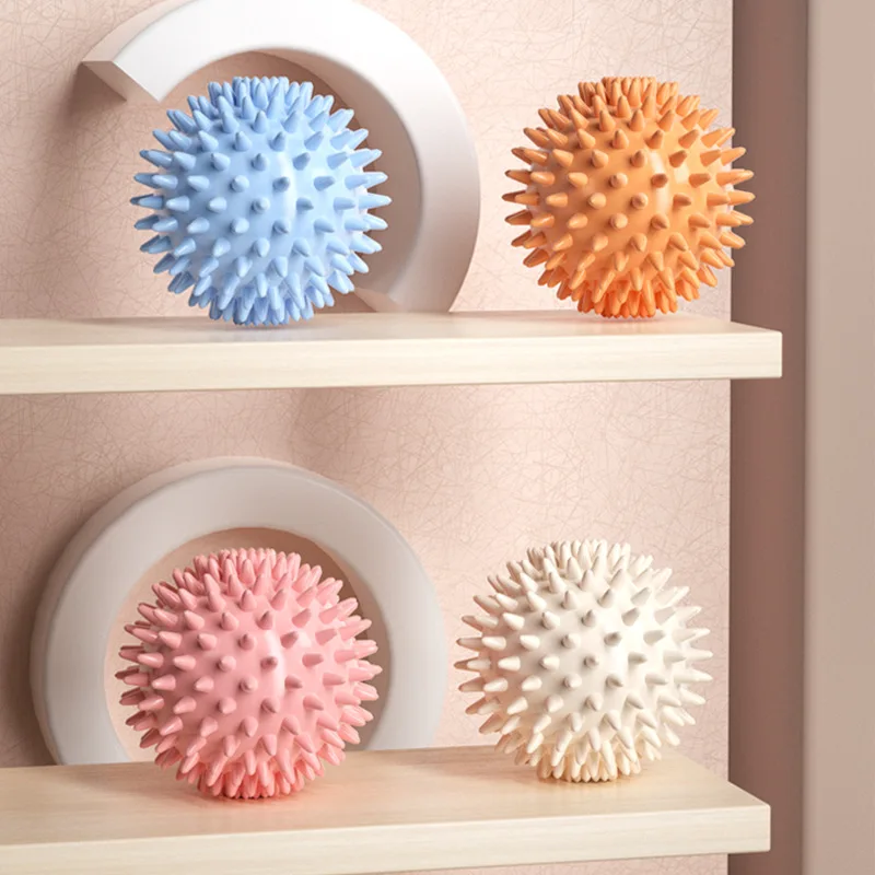 

Durable PVC Spiky Massage Ball Trigger Point Sport Fitness Hand Foot Pain Relief Plantar Fasciitis Reliever Hedgehog 6cm Balls