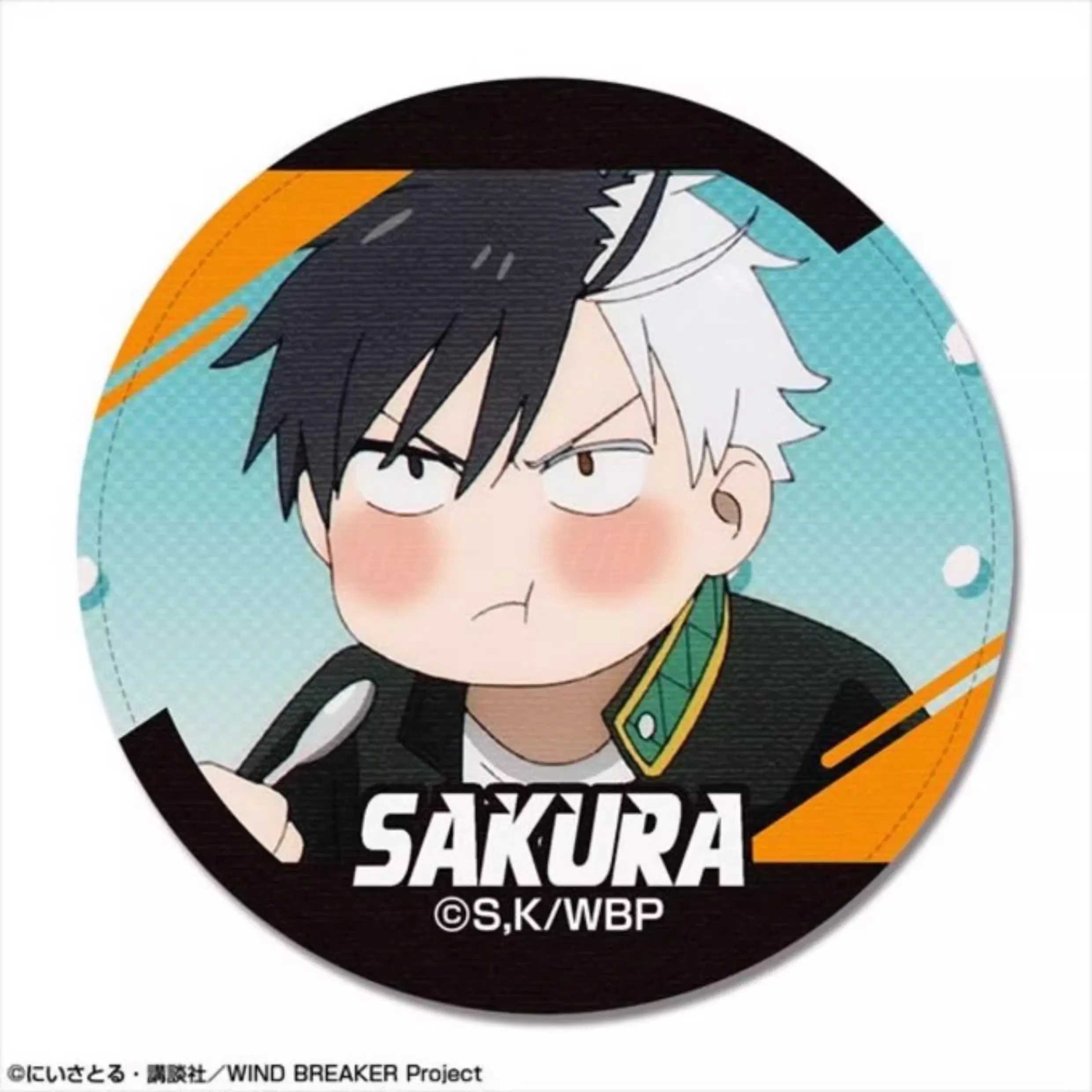 Фото 58 мм аниме штурмовик WINBRE Sakura Haruka Aoi Akio Tsubakino Tasuku косплей костюм значок булавка SPTE жесть брошь ﻿   Опора №5