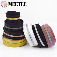 3meters new 5 nylon zipper for sewing diy zip clothes open end zippers sports coat bag zipper tape garment clothing accessories