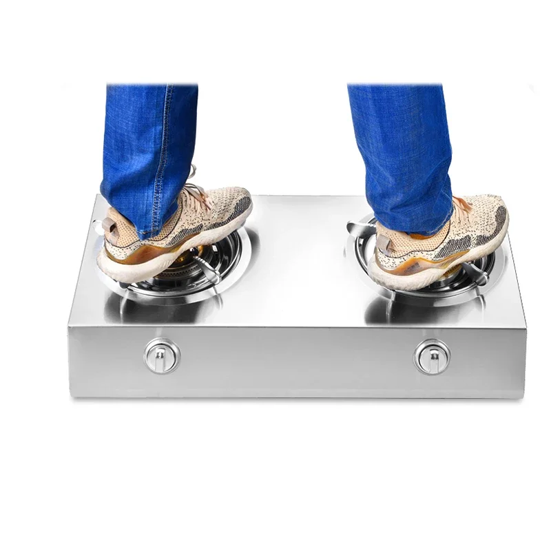 Газовая двойная плита настольная девятикамерная жестокая пожарная старомодная