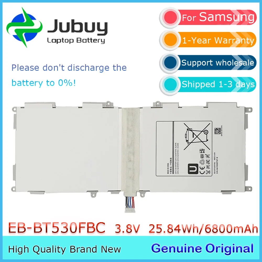 EB-BT530FBC 3 8 В 6800 мАч оригинальный аккумулятор для ноутбука Samsung Galaxy TAB 4 10 1 &quotT530 T531 T535