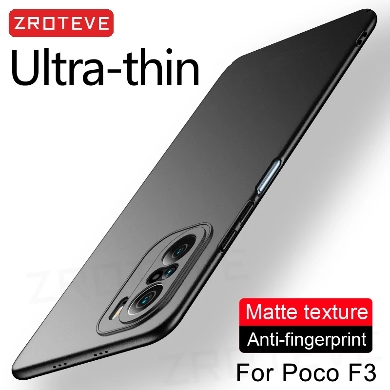 Poco X3 NFC Case ZROTEVE Ultra Thin Matte Hard PC Cover For Xiaomi Poco X3 Pro F3 F4 GT Xiomi Pocophone F2 M3 M4 X4 Pro 5G Cases