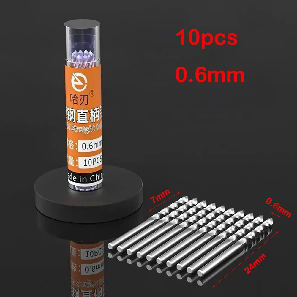 

Спиральные сверла из быстрорежущей стали 0,5-2,5 мм