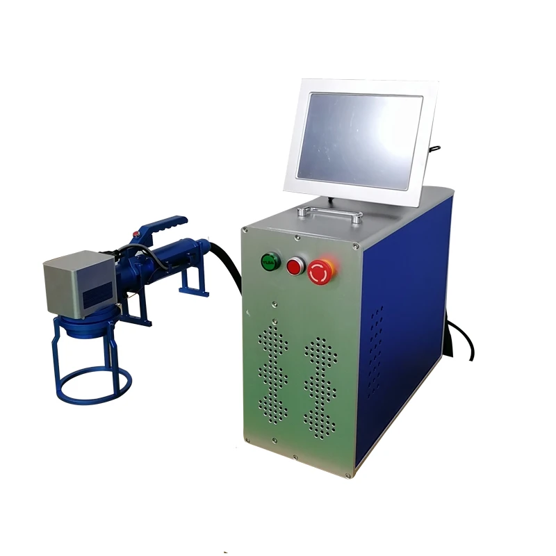 50W Fiber laser metal cleaning machine used for car bus boat mould casting rust remove