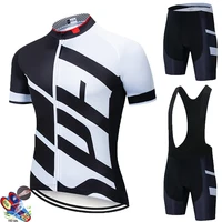 2022 summer mens cycling wear suit mtb bike top bib shorts summer suit breathable silicone seat cushion cycling suit