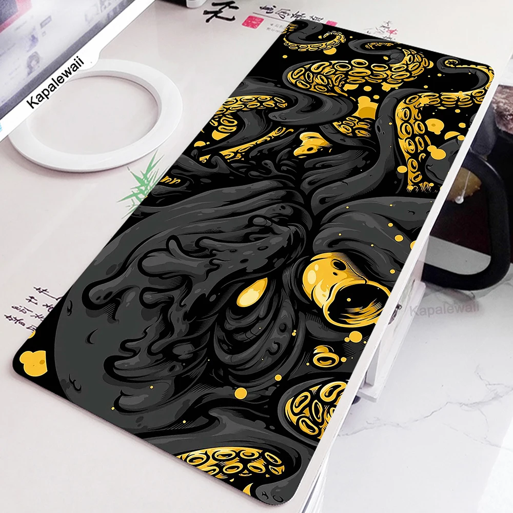 

Dragon Mousepad Mouse Pad Japanese Oni Large Gamer игровой коврик Mouse Mat Desk Mats Computer Gaming Keyboard Pads 100x50cm