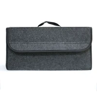 portable foldable car trunk organizer felt cloth storage box case auto interior stowing tidying container bags