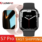 LEMFO S7 Pro Smartwatch Series 7 смарт часы мужские NFC Bluetooth вызов Беспроводная зарядка женские умные часы PK Iwo 13 W27 W37 Pro HW22