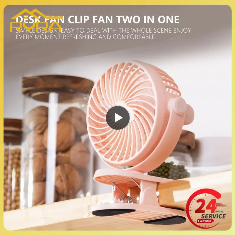 

Clip Fan Portable Handheld Air Conditioning Convenient Super Mute Clip Charging Fan Mini Cooling Ventilador Usb Rechargeable